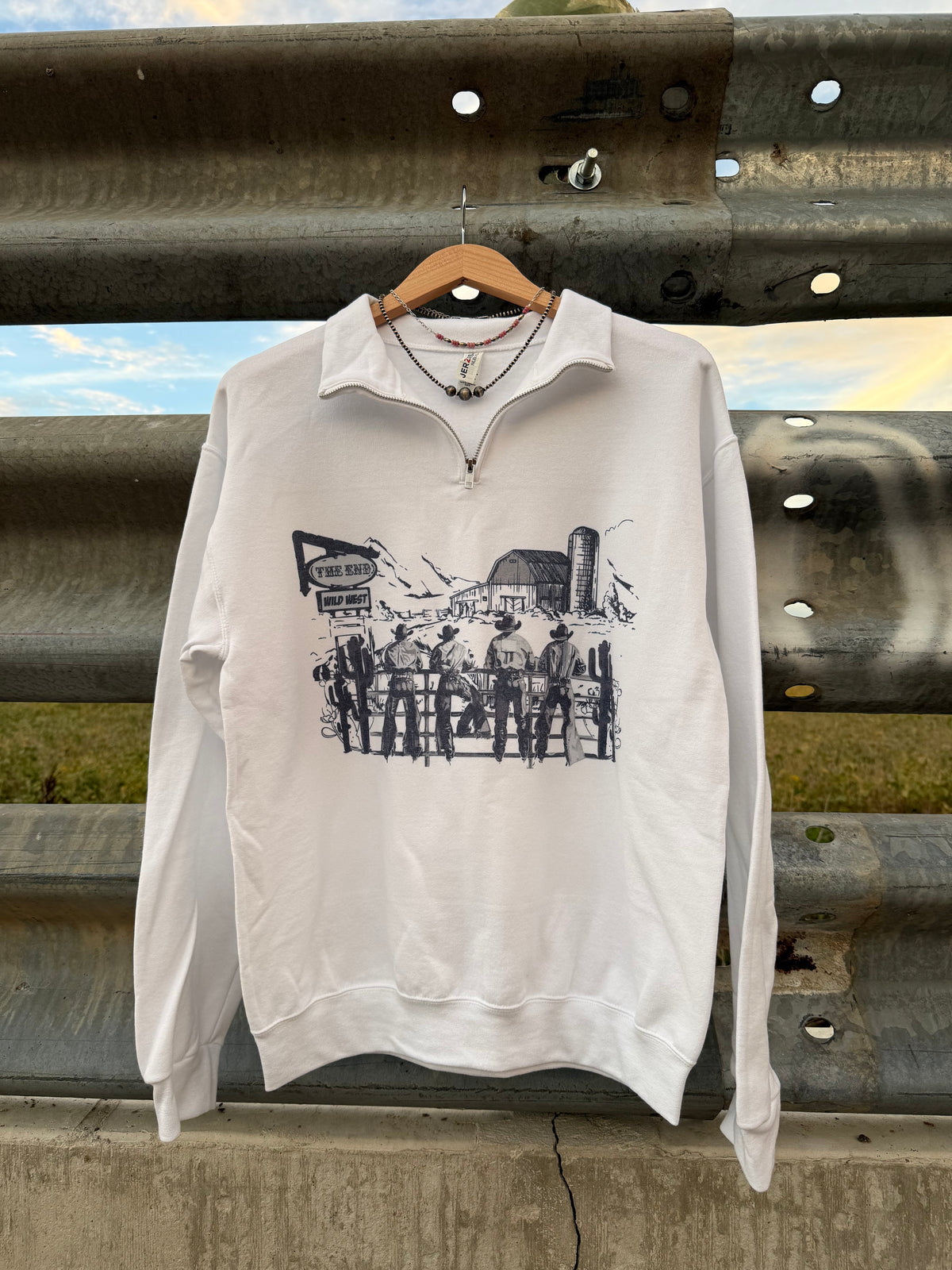Cowboy Scene Quarter Zip