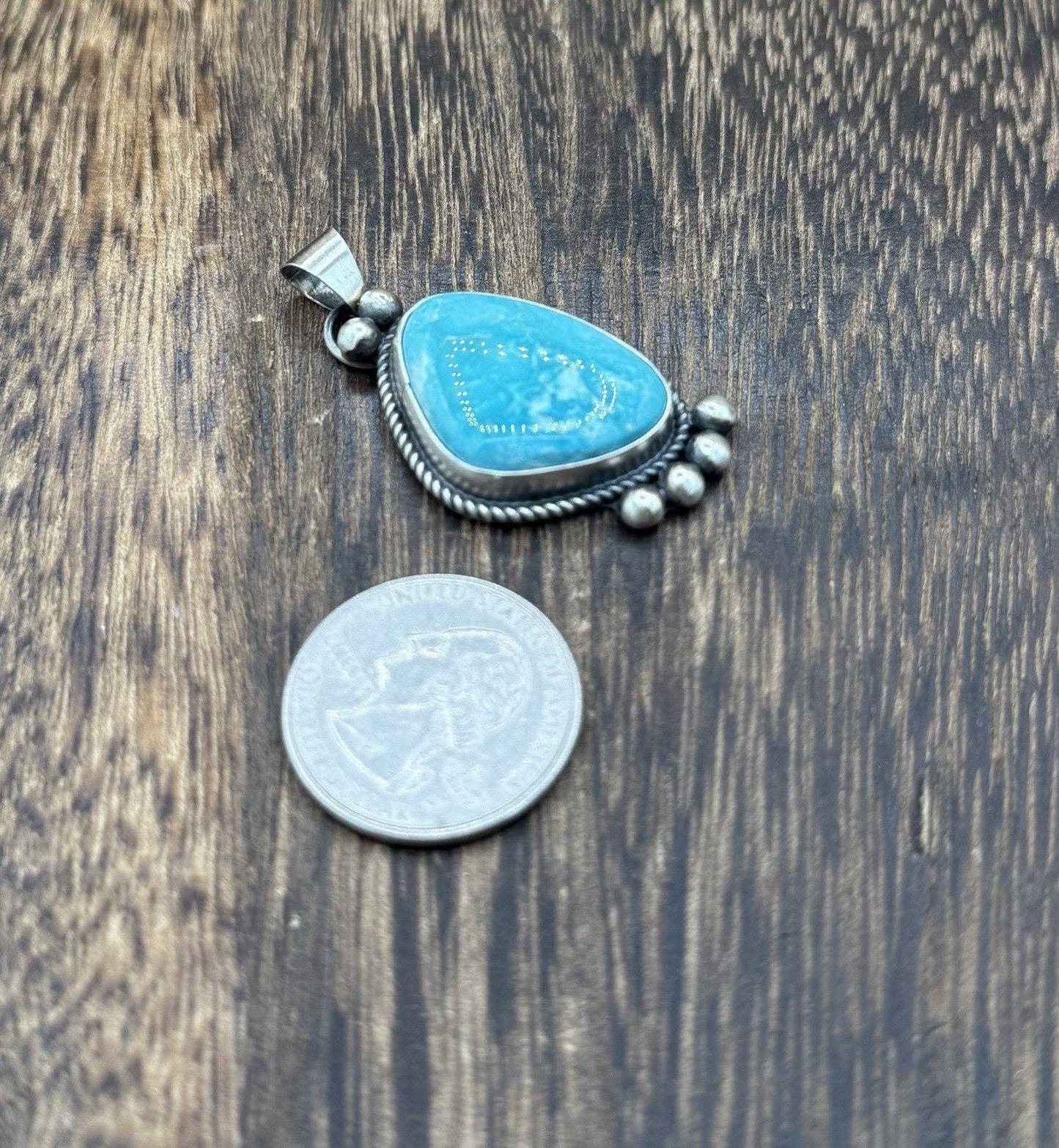 Sonoran Gold Turquoise Pendant