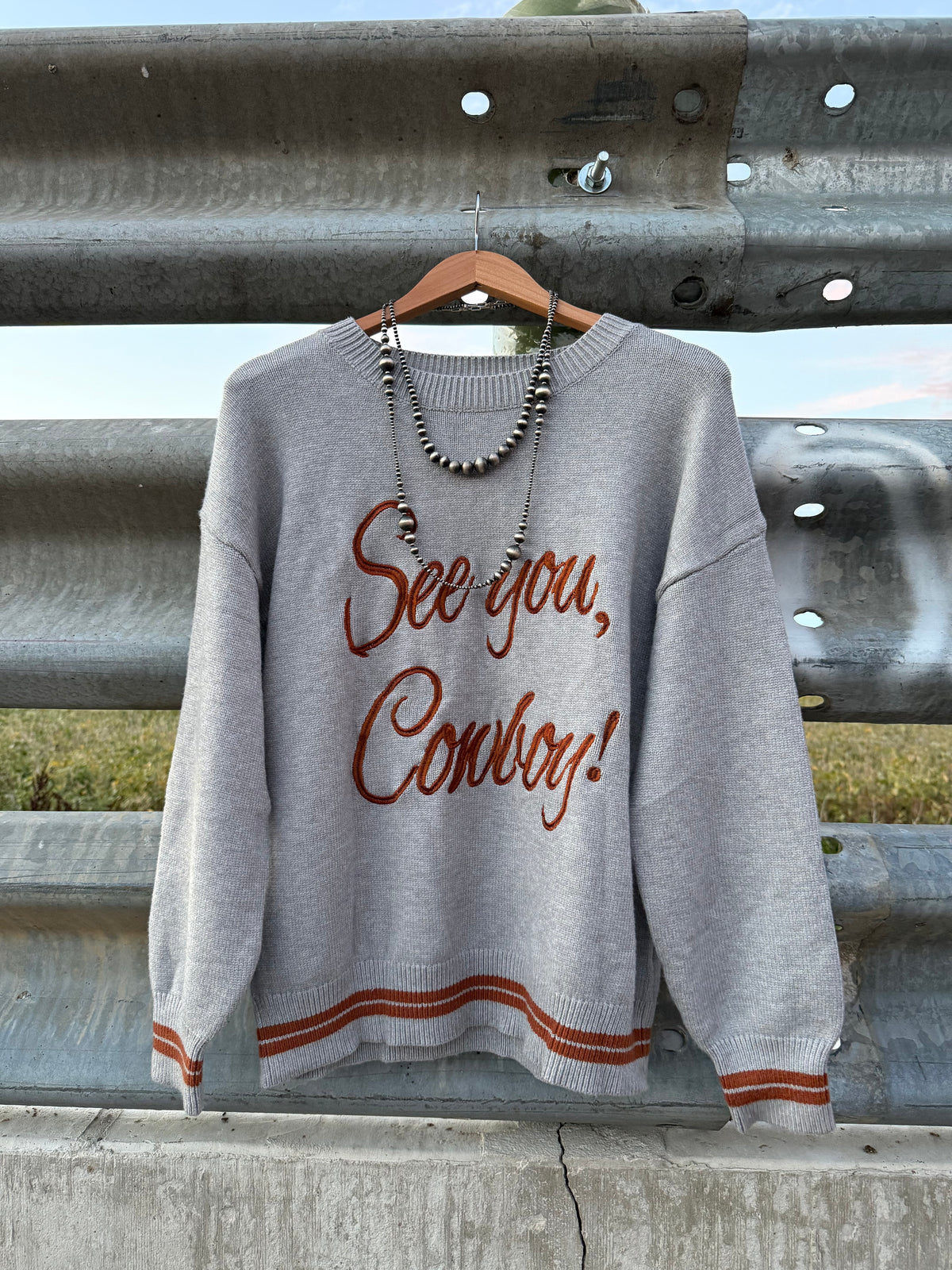 See You Cowboy Sweater