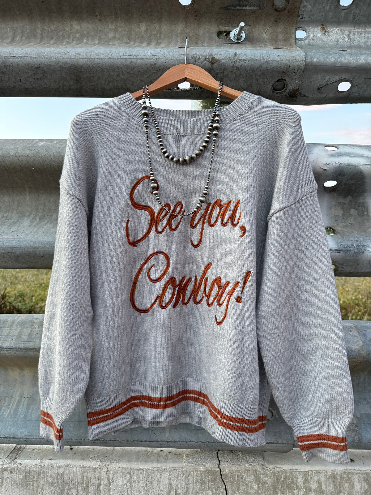 See You Cowboy Sweater