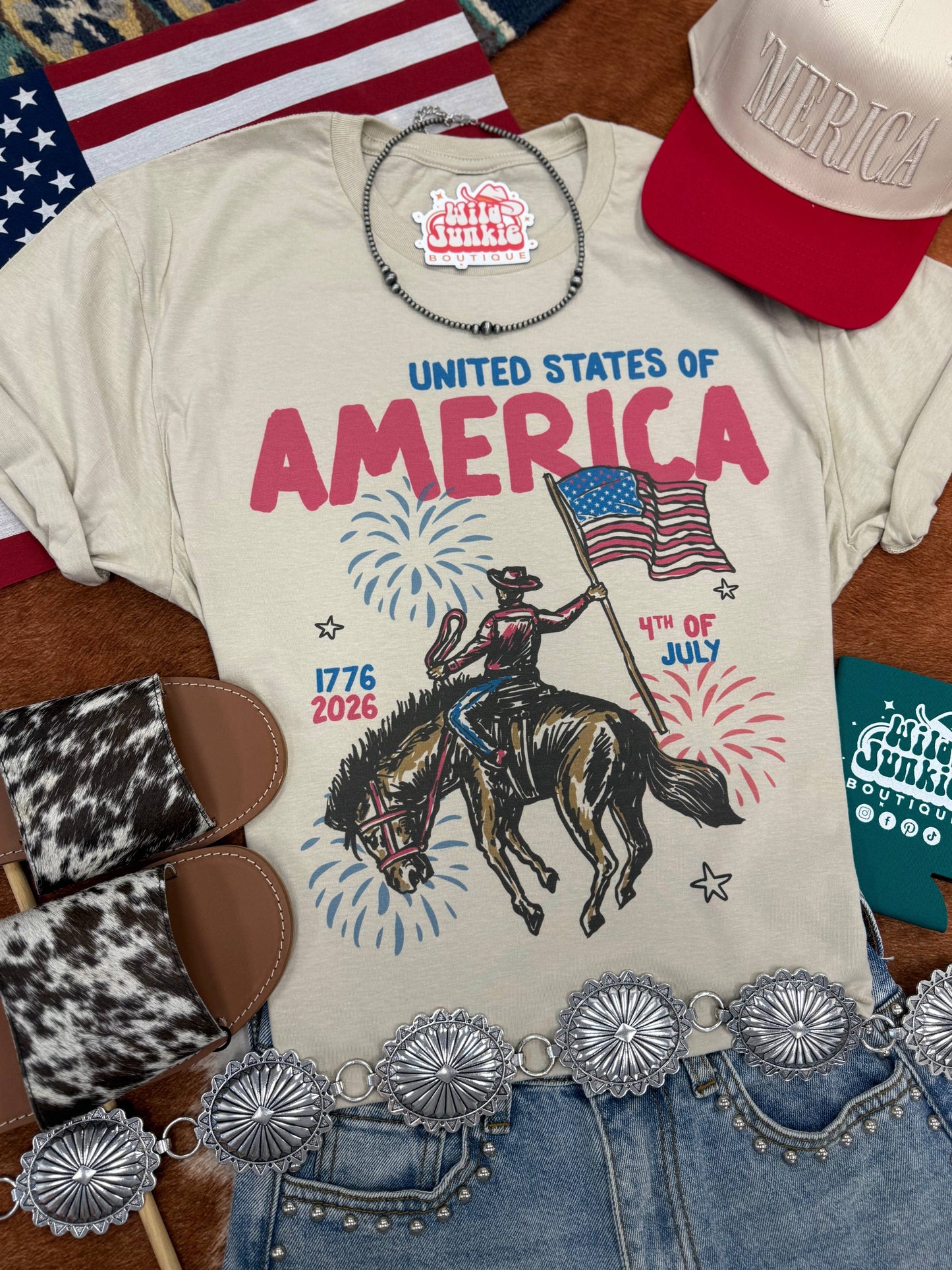 USA Cowboy Tee