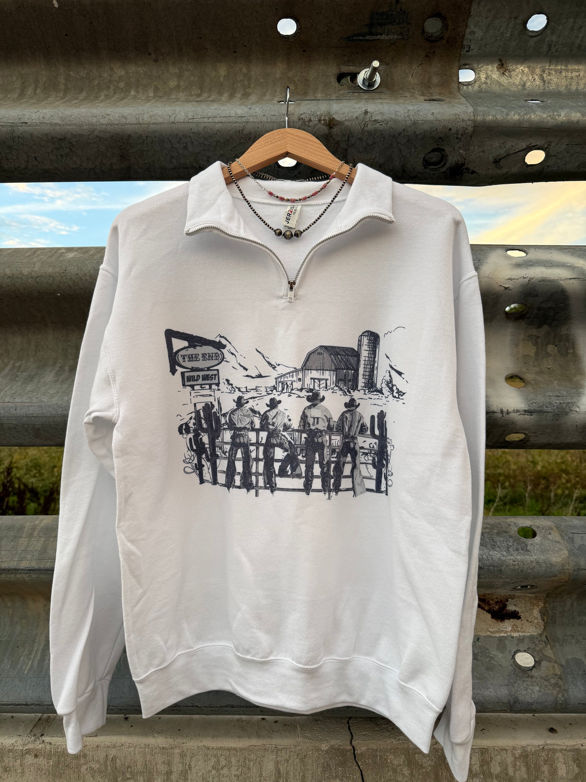 Cowboy Scene Quarter Zip