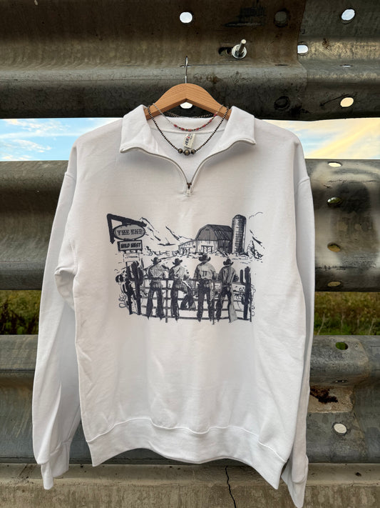 Cowboy Scene Quarter Zip