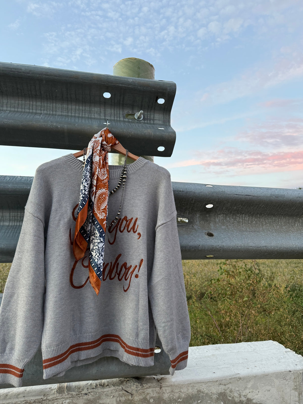 See You Cowboy Sweater