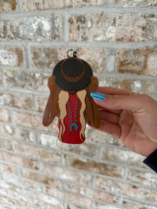 Turquoise Cowgirl Freshie