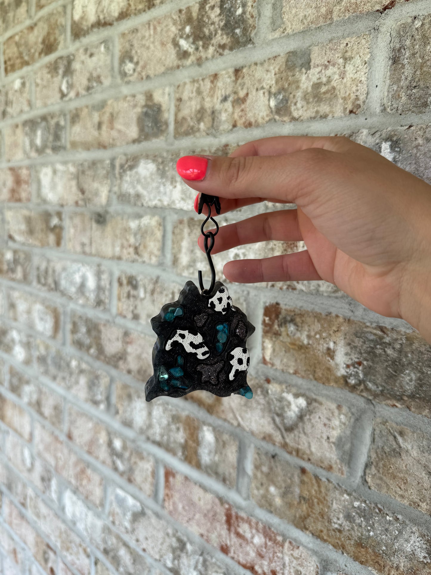 Turquoise Cowhide Freshies