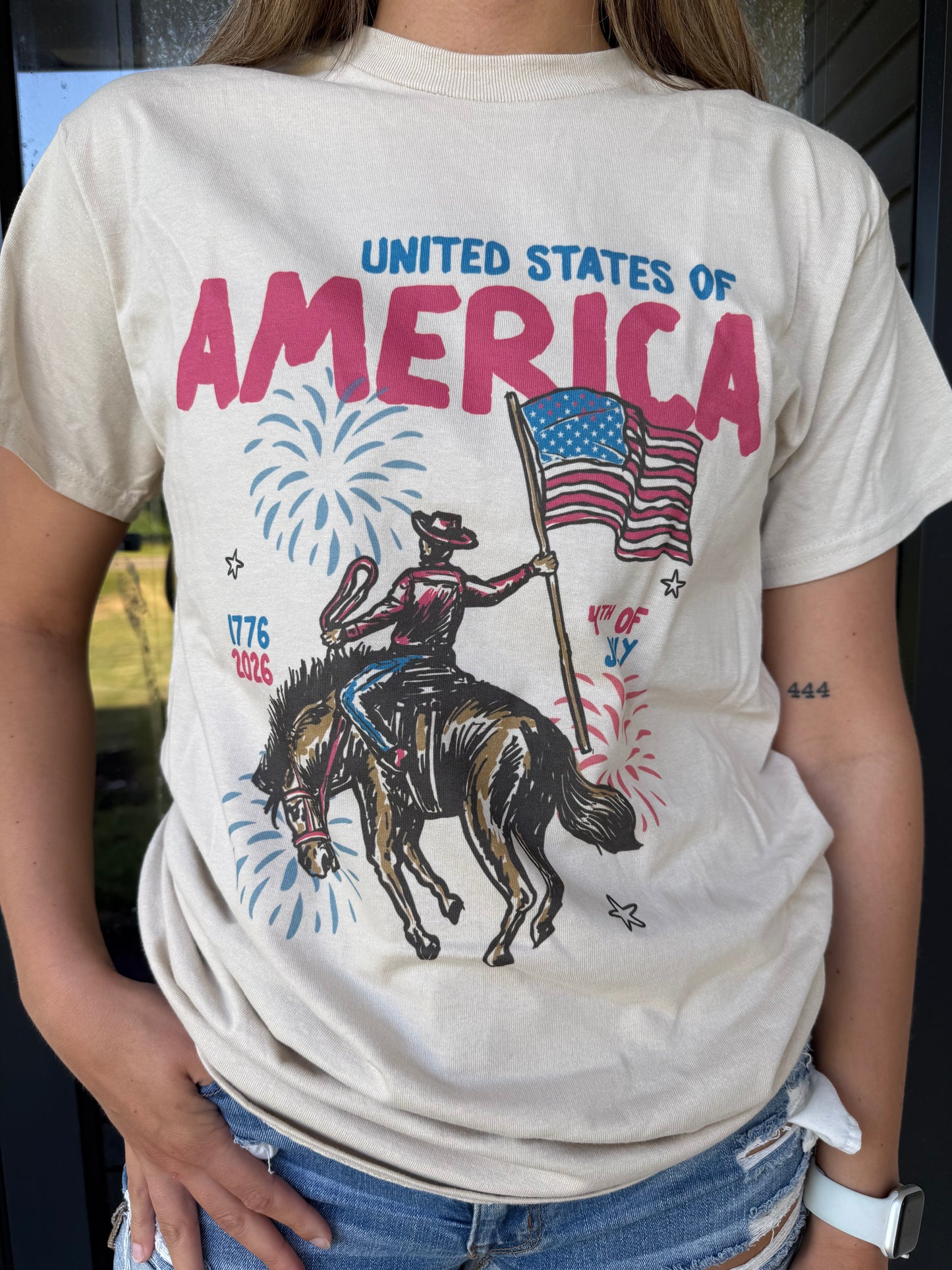 USA Cowboy Tee