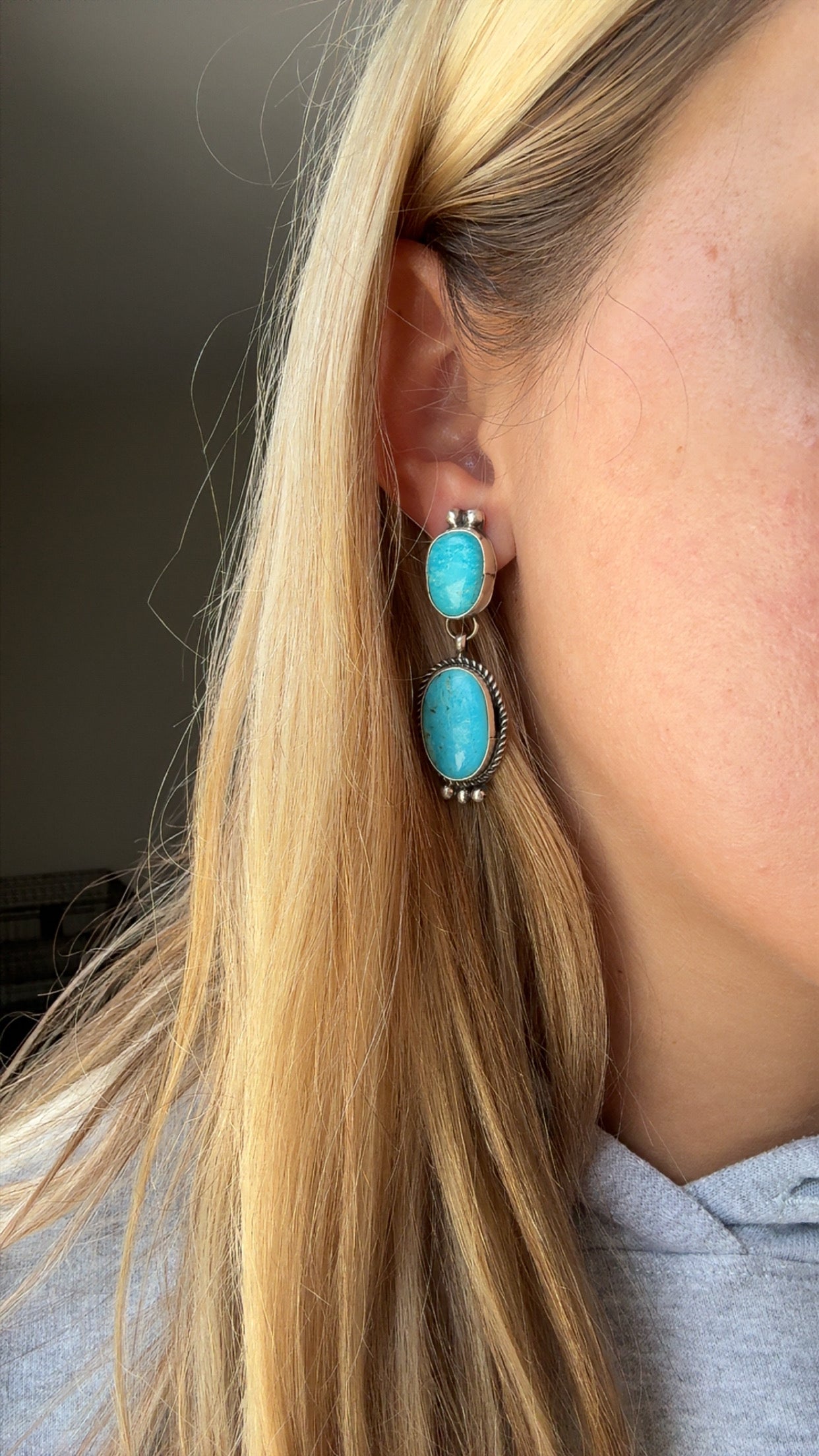 Kingman Turquoise Earrings