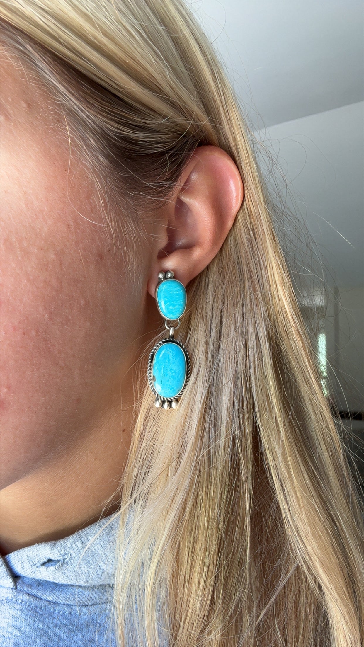 Kingman Turquoise Earrings