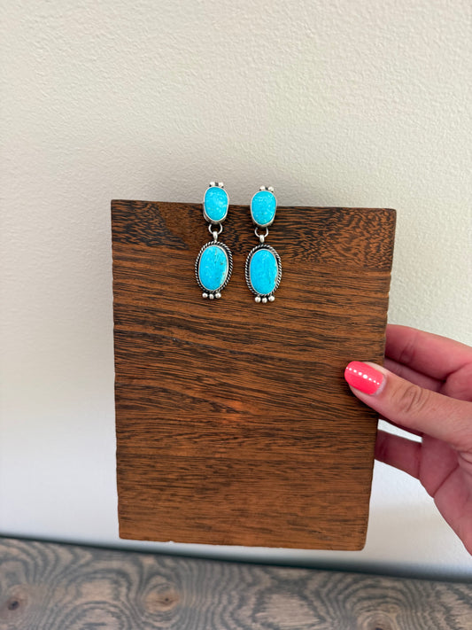 Kingman Turquoise Earrings