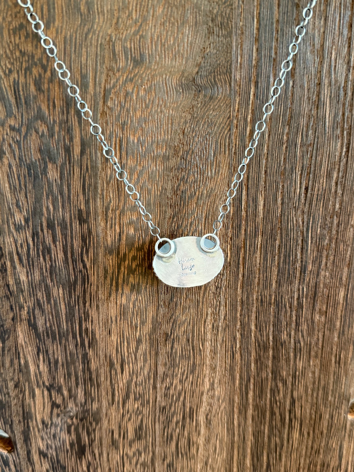 White Buffalo Bar Necklace