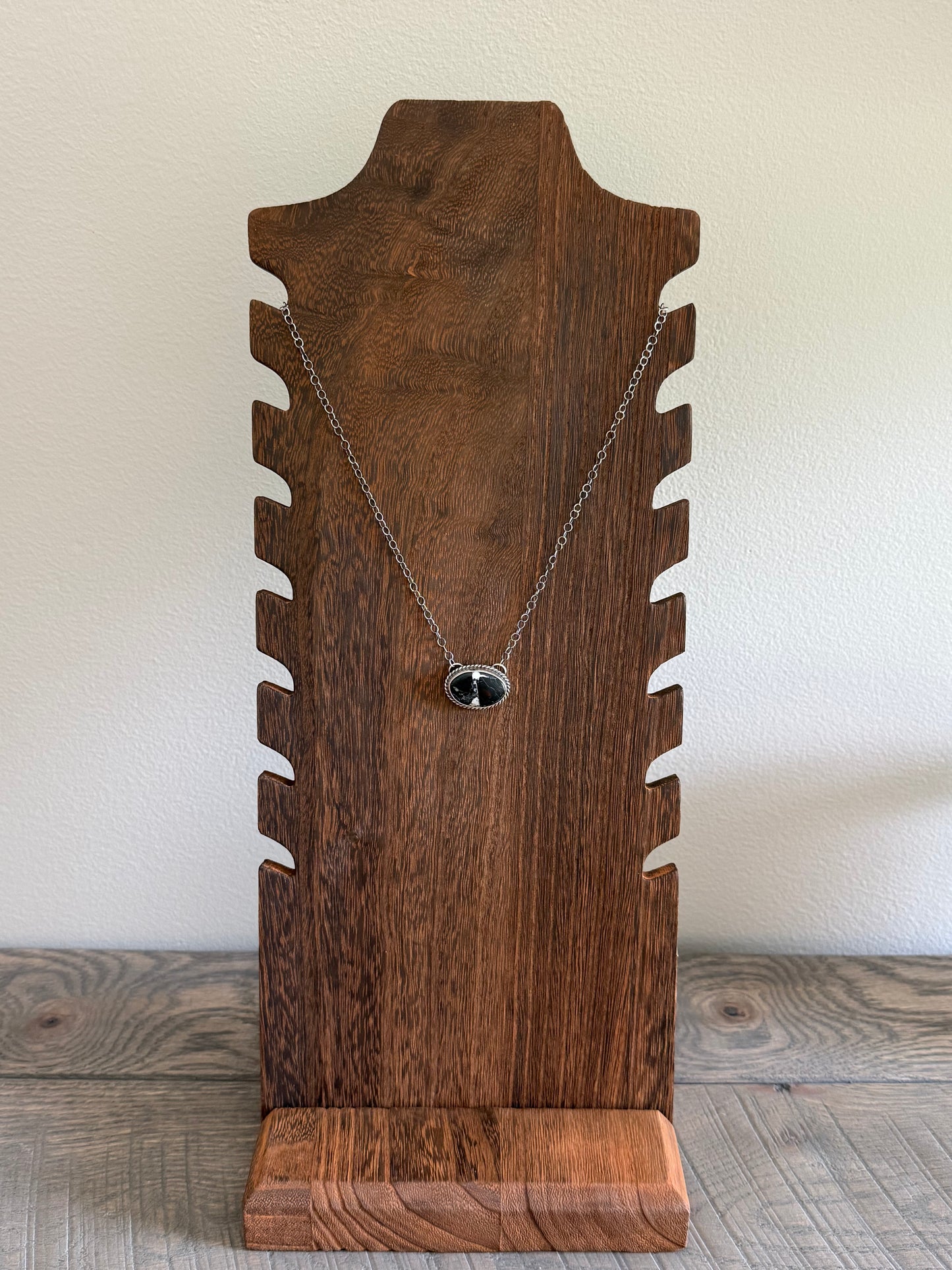 White Buffalo Bar Necklace