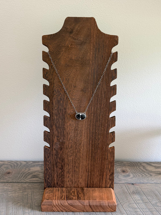 White Buffalo Bar Necklace